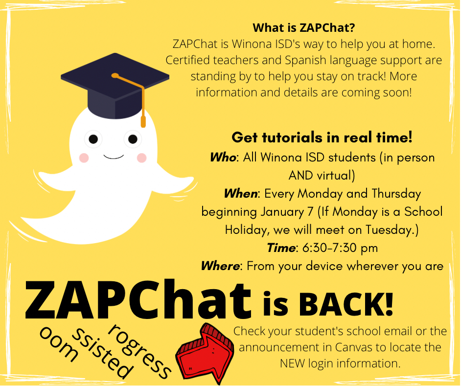 ZAPChat spring info